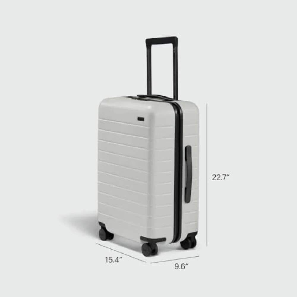 Large Carry-On Hardside Suitcase with Spinner Wheels & TSA Lock